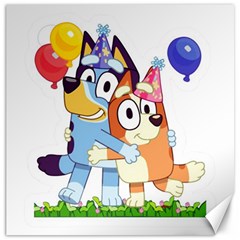 Bluey Birthday Canvas 16  X 16 