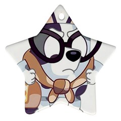 Bluey Rainbow Star Ornament (two Sides)