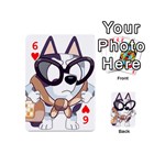 bluey christmas Playing Cards 54 Designs (Mini) Front - Heart6