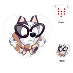 bluey funny Playing Cards Single Design (Heart) Front