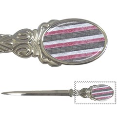 Vintage Vibrant Stripes Pattern Print Design Letter Opener