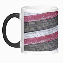 Vintage Vibrant Stripes Pattern Print Design Morph Mug by dflcprintsclothing