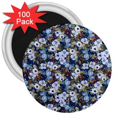Blue Garden 1 Blue Garden 2 3  Magnets (100 Pack)
