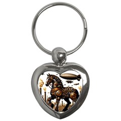 Steampunk Horse Punch 1 Key Chain (heart)