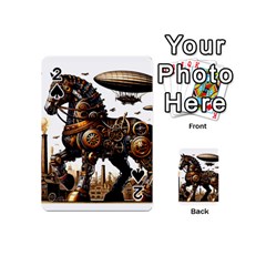 Steampunk Horse Punch 1 Playing Cards 54 Designs (mini)