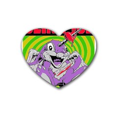 blink 182 Rubber Heart Coaster (4 pack)