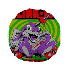 blink 182 Standard 15  Premium Flano Round Cushions