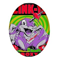 blink 182 Oval Glass Fridge Magnet (4 pack)