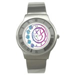 Blink 182 logo Stainless Steel Watch Front