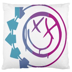 Blink 182 Logo Standard Premium Plush Fleece Cushion Case (one Side)