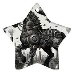 Steampunk Horse  Ornament (star) by CKArtCreations