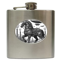 Steampunk Horse  Hip Flask (6 Oz)