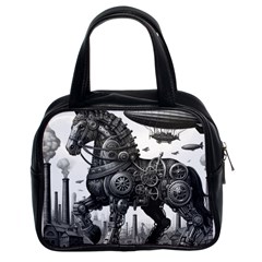 Steampunk Horse  Classic Handbag (two Sides) by CKArtCreations