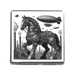 Steampunk Horse  Memory Card Reader (square 5 Slot) by CKArtCreations