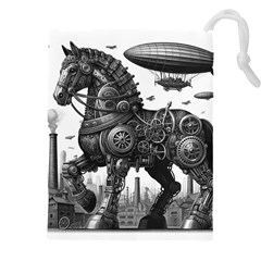 Steampunk Horse  Drawstring Pouch (4xl) by CKArtCreations