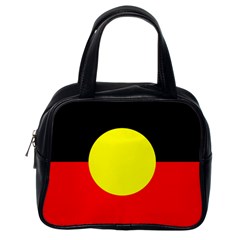 Aboriginal Flag On A Classic Handbag (one Side) by FirstNationsInstituteAustralia