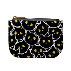 Cat Pattern Pet Drawing Eyes Mini Coin Purse