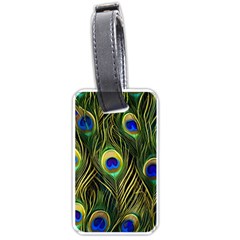 Peacock Pattern Luggage Tag (one Side)