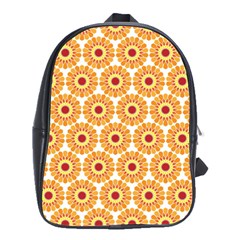 Pattern Shape Design Art Drawing School Bag (large) by Maspions