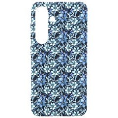 Blue Roses 1 Blue Roses 2 Samsung Galaxy S24 6 2 Inch Black Tpu Uv Case by DinkovaArt