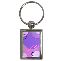 Colorful Labstract Wallpaper Theme Key Chain (rectangle)