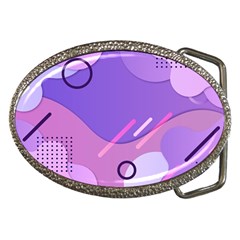 Colorful Labstract Wallpaper Theme Belt Buckles