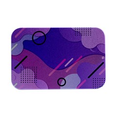 Colorful Labstract Wallpaper Theme Open Lid Metal Box (silver)  