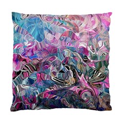 Pink Swirls Flow Standard Cushion Case (two Sides)