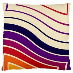 Angles Design Pattern Retro Large Cushion Case (one Side)