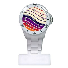 Angles Design Pattern Retro Plastic Nurses Watch