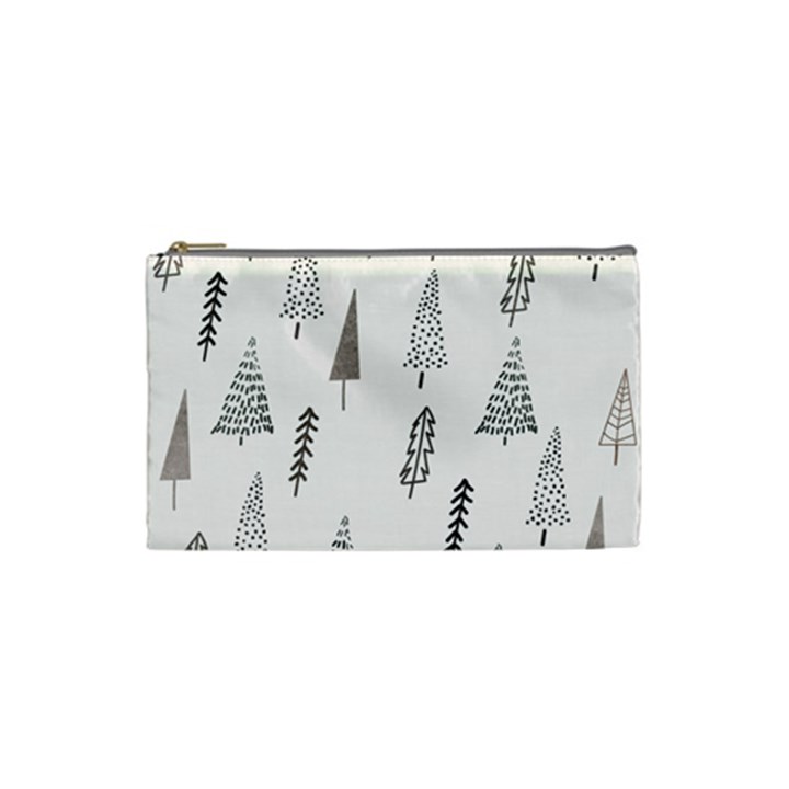 Christmas Tree Trees Nature Cosmetic Bag (Small)