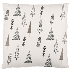 Christmas Tree Trees Nature Standard Premium Plush Fleece Cushion Case (two Sides)