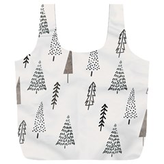 Christmas Tree Trees Nature Full Print Recycle Bag (xxxl)