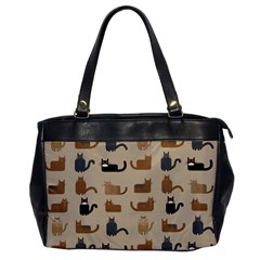 Cat Pattern Texture Animal Oversize Office Handbag