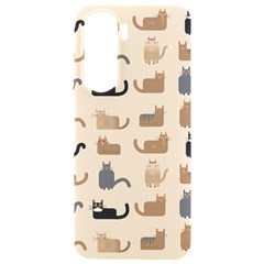 Cat Pattern Texture Animal Samsung Galaxy S24 Plus 6 7 Inch Black Tpu Uv Case by Maspions