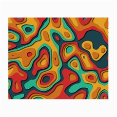Paper Cut Abstract Pattern Small Glasses Cloth (2 Sides)