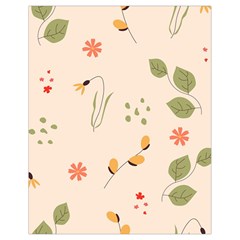 Spring Art Floral Pattern Design Drawstring Bag (small)