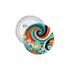 Waves Ocean Sea Abstract Whimsical 1 75  Buttons