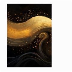 Abstract Gold Wave Background Large Garden Flag (two Sides)