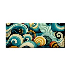 Wave Waves Ocean Sea Abstract Whimsical Hand Towel