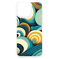 Wave Waves Ocean Sea Abstract Whimsical Iphone 15 Plus Tpu Uv Print Case by Maspions