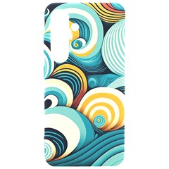 Wave Waves Ocean Sea Abstract Whimsical Samsung Galaxy S24 6 2 Inch Black Tpu Uv Case