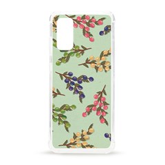 Berries Flowers Pattern Print Samsung Galaxy S20 6 2 Inch Tpu Uv Case