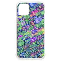 Sktechy Style Guitar Drawing Motif Colorful Random Pattern Wb Iphone 12/12 Pro Tpu Uv Print Case by dflcprintsclothing