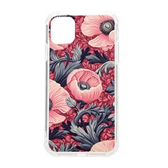 Vintage Floral Poppies Iphone 11 Tpu Uv Print Case