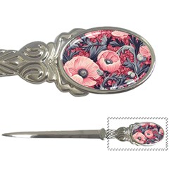 Vintage Floral Poppies Letter Opener