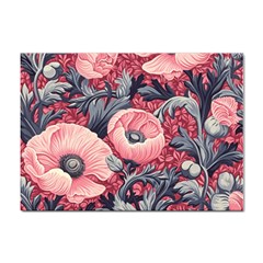 Vintage Floral Poppies Sticker A4 (10 Pack)