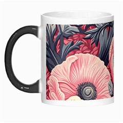 Vintage Floral Poppies Morph Mug