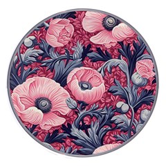 Vintage Floral Poppies Wireless Fast Charger(white)