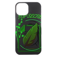 Top Secret Iphone 15 Black Uv Print Pc Hardshell Case by Raju